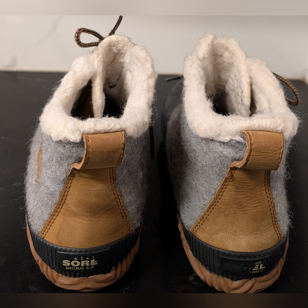Sorel Out 'n About Plus Felt Winter Boot - Gray/Tan - Picture 8 of 11